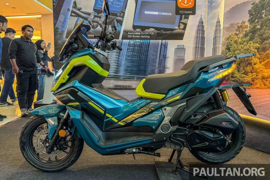 Aveta Vanguard 180: Tay ga ADV 174cc trang bị camera, ABS và TCS từ Malaysia