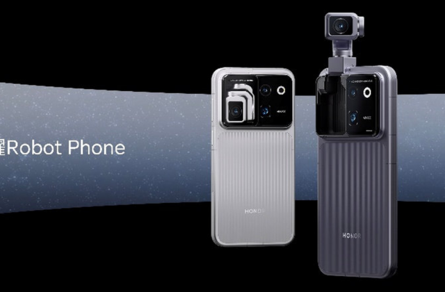 HONOR Robot Phone: Khi gimbal cơ học được thu gọn trên smartphone