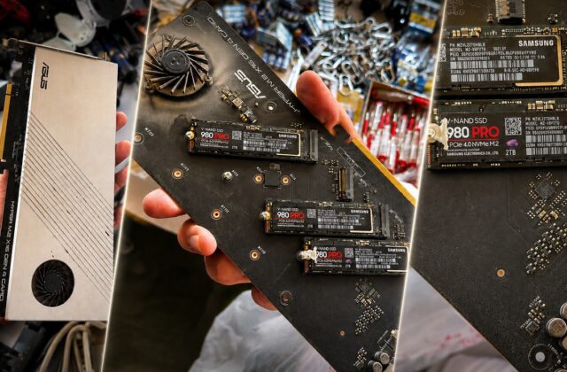 Mua card cũ 30 USD, bất ngờ tìm thấy ba ổ Samsung 980 Pro 2 TB bên trong