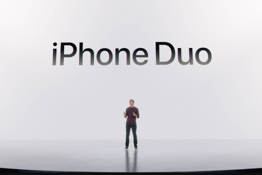 iPhone Duo: Khi Apple Thiết Kế Lại Khái Niệm Điện Thoại Gập