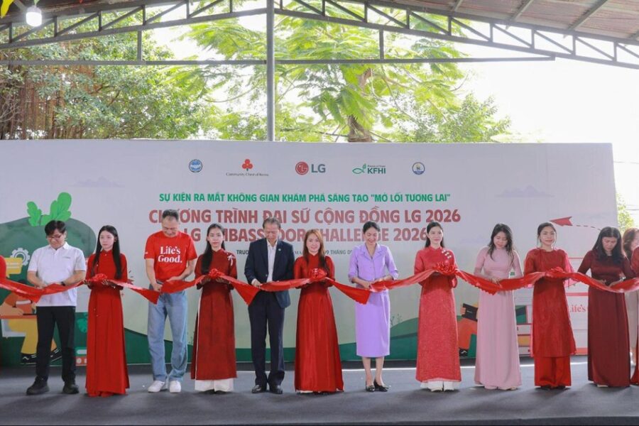LG thiết lập không gian học công nghệ tại Trường Tiểu học Tân Mai