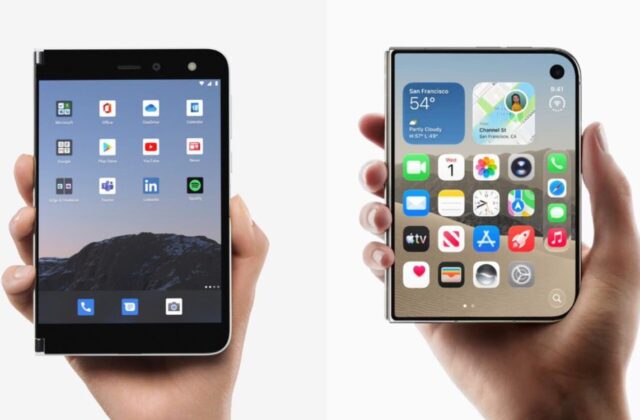 iPhone Duo hoàn thiện ý tưởng Surface Duo: từ bản thảo đến sản phẩm hoàn chỉnh